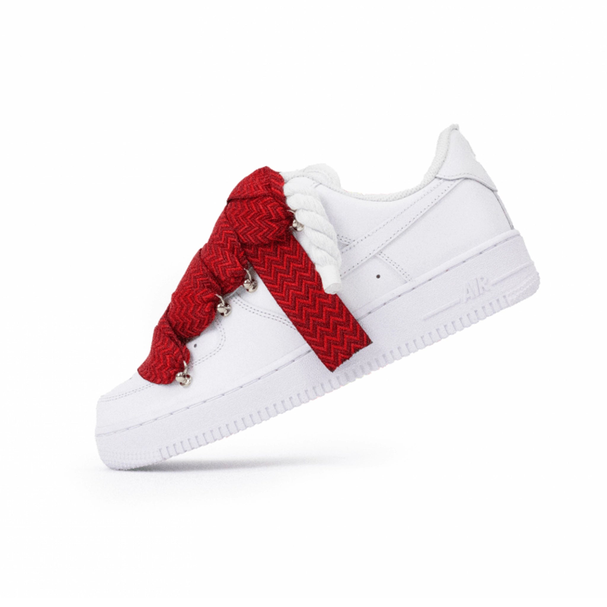 FORCI™ Lanvin Red – Nike Air Force 1 s Rope Laces