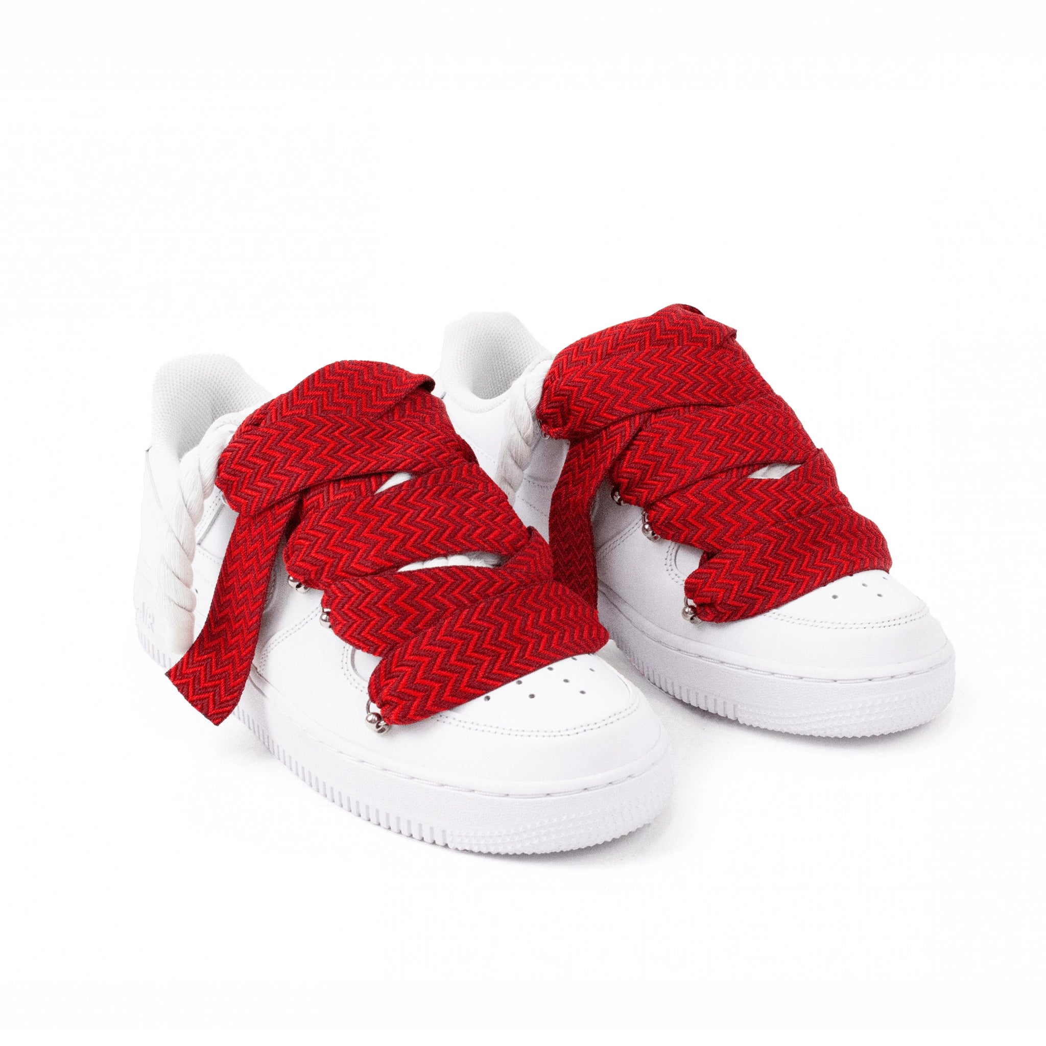 FORCI™ Lanvin Red – Nike Air Force 1 s Rope Laces-2