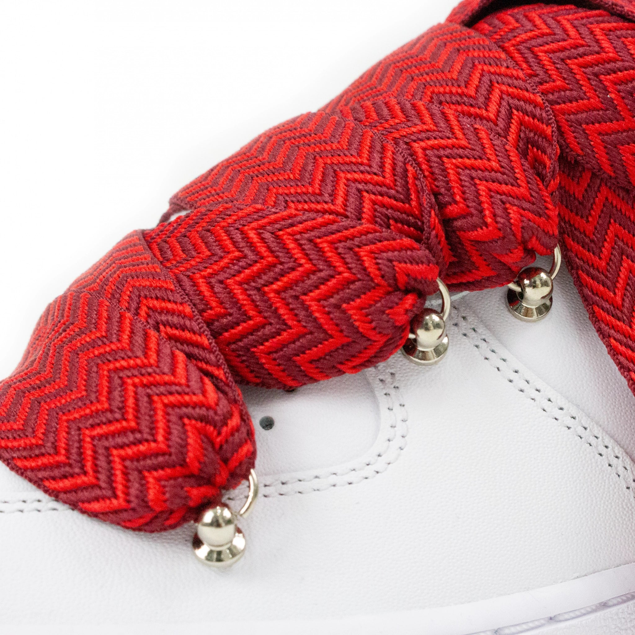 FORCI™ Lanvin Red – Nike Air Force 1 s Rope Laces-3