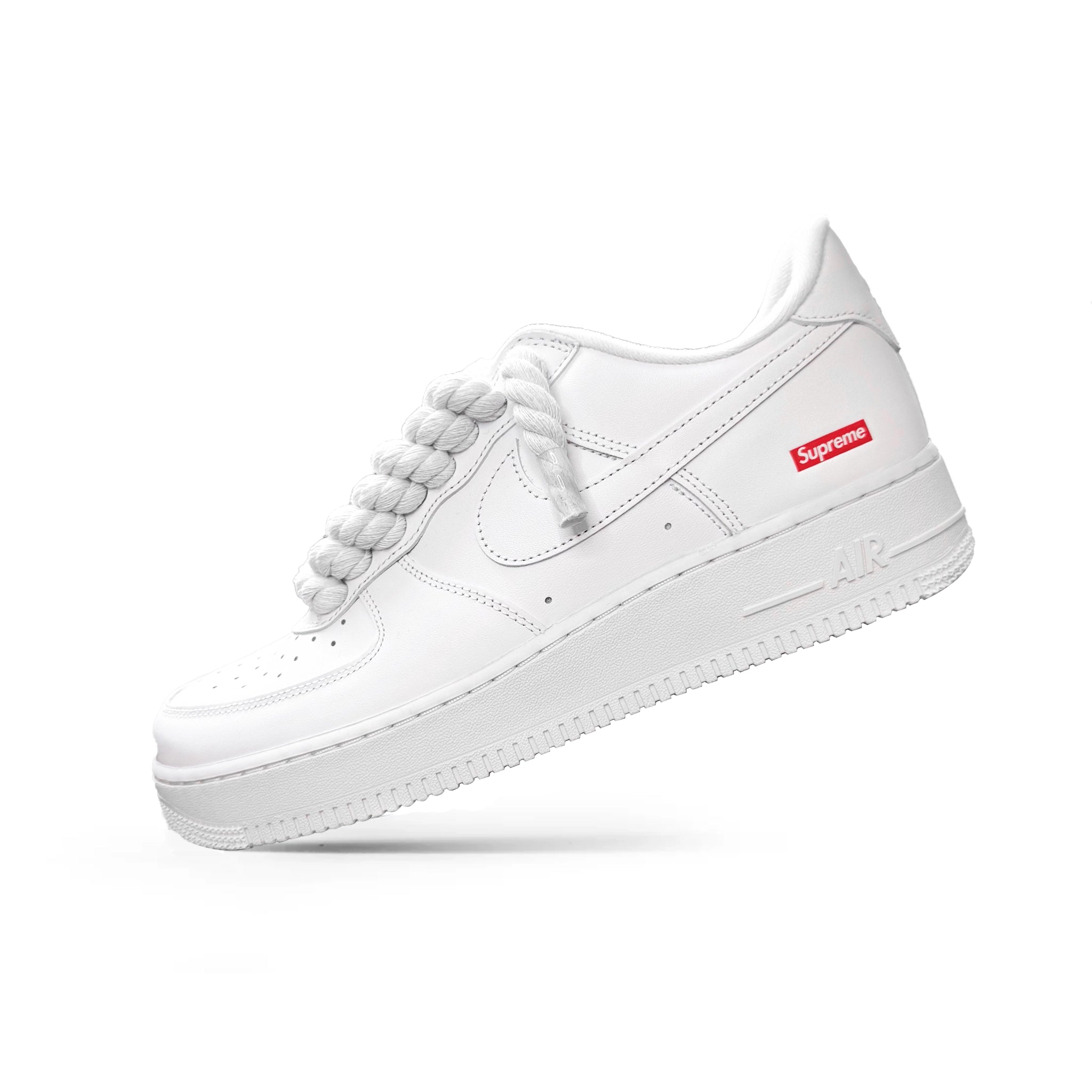 FORCI™ Supreme White – Nike Air Force 1 s Rope Laces